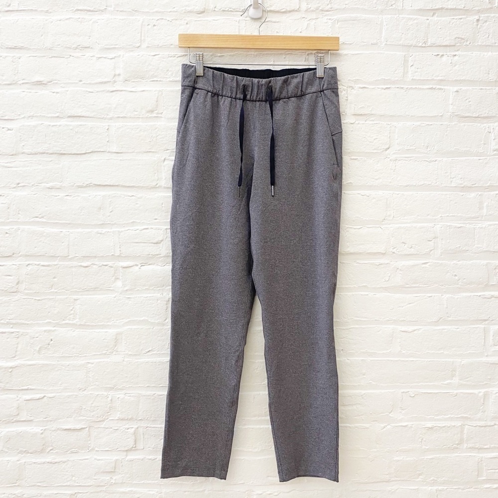 Lululemon || On The Fly Pant 27" Heathered Black Gray 4